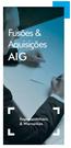 Fusões & Aquisições AIG. Representations & Warranties