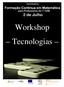 Workshop Tecnologias
