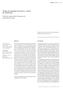 Terapia de reposição hormonal e o câncer do endométrio. Hormone replacement therapy and endometrial cancer. Abstract. Introdução ARTIGO ARTICLE