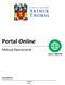 Portal Online. Manual Operacional. Estudantes