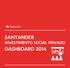Santander InveStImento SocIal PrIvado dashboard 2014