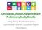 Cities and Climate Change in Brazil Preliminary Study Results. Ming Zhang & Catherine Lynch Latin America and the Caribbean Region World Bank