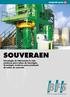 SOUVERAEN. Tecnología de fabricación lo más moderna para tubos de hormigón. Tecnologia moderna para produção de tubos de concreto.