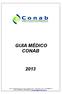 GUIA MÉDICO CONAB 2013