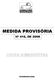 MEDIDA PROVISÓRIA Nº 416, DE 2008