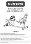 MANUAL DO USUÁRIO BIKE HORIZONTAL KR 3.8