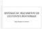 SISTEMAS DE TRATAMENTO DE EFLUENTES INDUSTRIAIS. Engº Ricardo de Gouveia