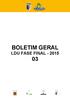 BOLETIM GERAL LDU FASE FINAL - 2015 03