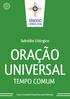 Subsídio Litúrgico ORAÇÃO UNIVERSAL TEMPO COMUM. http://sinodo2016.patriarcado-lisboa.pt