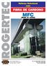 ROGERTEC MFC FIBRA DE CARBONO. Reforço Estrutural com AN) (MADE IN JAPAN)