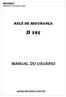 DECIBEL Indústria e Comércio Ltda RELÉ DE SEGURANÇA D 195 MANUAL DO USUÁRIO. www.decibel.com.br