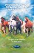 PROGRAMA GUABI DE ALIMENTAÇÃO PARA EQUINOS