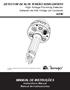 MANUAL DE INSTRUÇÕES Instructions Manual Manual de Instrucciones
