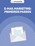 E-Mail Marketing: Primeiros Passos