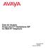 Guia do Usuário Avaya one-x Deskphone SIP for 9620 IP Telephone