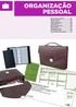 ORGANIZAÇÃO PESSOAL. Planning de secretária. Base para blocos calendários. Listas telefónicas