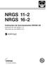 NRGS 11-2 NRGS 16-2. Instruções de funcionamento 810336-00 Electrodo de nível NRGS 11-2 Electrodo de nível NRGS 16-2