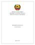 REPÚBLICA DE MOÇAMBIQUE MINISTÉRIO DA ECONOMIA E FINANÇAS DIRECÇÃO NACIONAL DO ORÇAMENTO ORÇAMENTO CIDADÃO 2015. (Versão Preliminar)