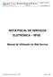 NOTA FISCAL DE SERVIÇOS ELETRÔNICA NFSE