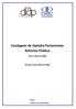 Sondagem de Opinião Parlamentar Reforma Política