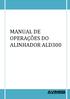 MANUAL DE OPERAÇÕES DO ALINHADOR ALD300