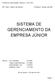 SISTEMA DE GERENCIAMENTO DA EMPRESA JÚNIOR