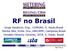 RF no Brasil. Metering, Billing/CRM Latin America 2008, Rio de Janeiro, Brasil