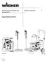 Aparelho de pulverização de alta pressão Airless. Manual de instruções 2. Super Finish 23 PLUS 2341578 07 / 2014