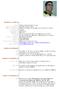 CURRICULUM VITAE IDENTIFICAÇÃO PESSOAL