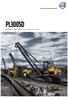 PL3005D. ASSENTADORES DE TUBOS VOLVO carga de tombamento: 51 ton (112,000 lb)