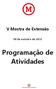 Programação de Atividades