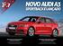Novo Audi A3. Sportback é lançado. A estreia será no Paris Motor Show e estará também no salão do Automóvel de São Paulo