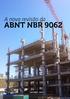 A nova revisão da ABNT NBR 9062
