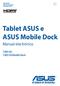 Tablet ASUS e ASUS Mobile Dock