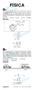 FÍSICA. a) 0,77 s b) 1,3 s c) 13 s d) 77 s e) 1300 s Resolução V = t = 3,9. 10 8 3,0. 10 8. t = t = 1,3 s