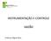 INSTRUMENTAÇÃO E CONTROLE. vazão. Professor Miguel Neto