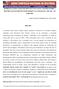 REPRESENTAÇÕES, ESTRANHAMENTOS E ENCANTOS: OLHARES SOBRE A HISTÓRIA DO MOVIMENTO HARE KRISHNA NA CIDADE DE CARUARU - PE (1986-1996) RESUMO