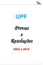 UPF. Provas e Resoluções