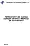 FORNECIMENTO DE ENERGIA ELÉTRICA EM TENSÃO PRIMÁRIA DE DISTRIBUIÇÃO