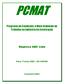 PCMAT. Programa de Condições e Meio Ambiente de Trabalho na Indústria da Construção. Empresa ABC Ltda. Obra: Trecho XXX BR 040/MG