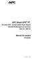 APC Smart-UPS RT. Manual do usuário. No-break (UPS - Uninterruptible Power Supply) 220/230/240 Montagem em torre/rack 1000 VA e 2000 VA.