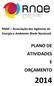 RNAE Associação das Agências de Energia e Ambiente (Rede Nacional) PLANO DE ATIVIDADES E ORÇAMENTO