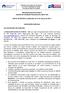 PROCESSO SELETIVO PARA O CENTRO DE ATENÇÃO PSICOSSOCIAL ARCO-ÍRIS. EDITAL Nº 001/2011, publicado em 21 de março de 2011. INSTRUÇÕES ESPECIAIS