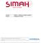 SIMAH Sistema de Gestão Hospitalar Instalação do Simah