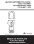 ALICATE AMPERÍMETRO DIGITAL Digital Clamp Meter Pinza Amperimétrica Digital PC CLAMP 1/5/10