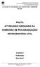 PAUTA 87ª REUNIÃO ORDINÁRIA DA COMISSÃO DE PÓS-GRADUAÇÃO EM ENGENHARIA CIVIL
