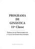 PROGRAMA DE GINÁSTICA 11ª Classe