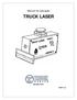 Manual de operação TRUCK LASER EDIÇÃO 2004 MOP 0504