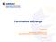 Certificados de Energia