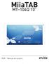 MiiaTAB MT-104Q 10. Manual do usuário POR